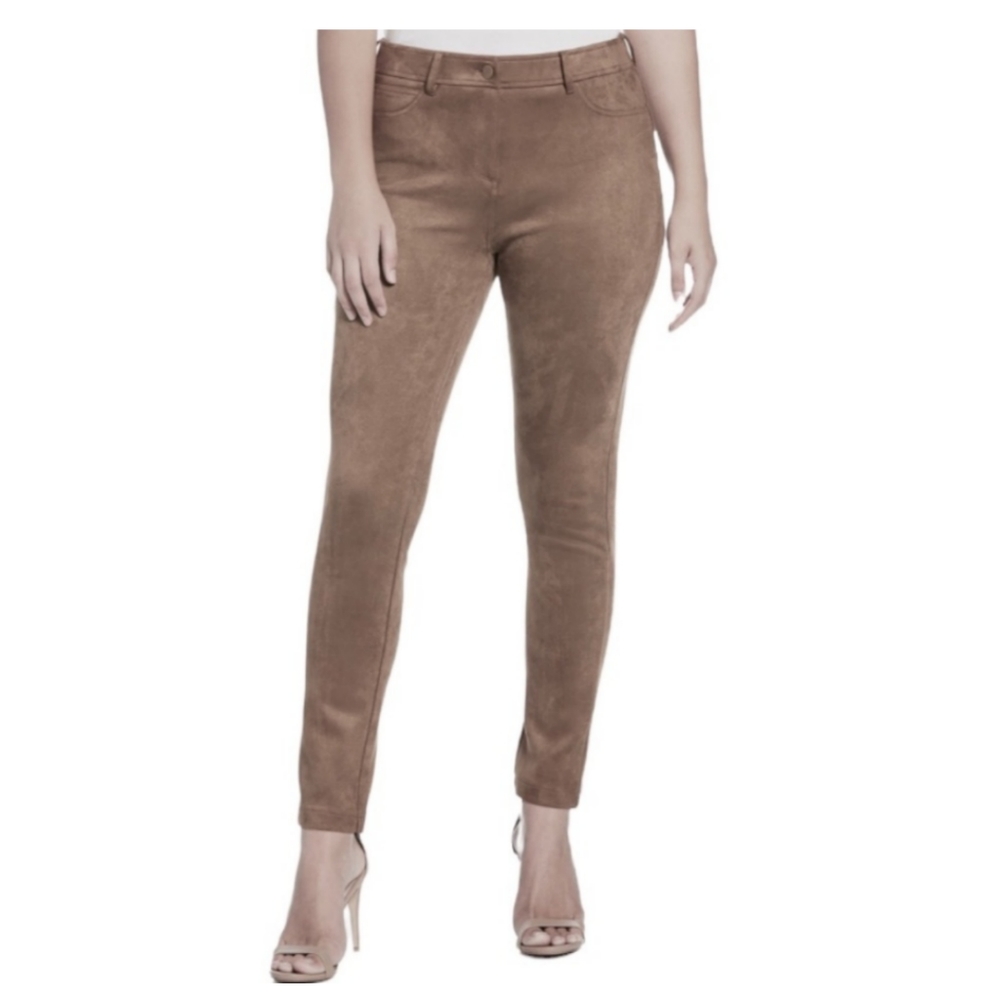 Emily B Black Faux Suede Pull On‎ Jeans